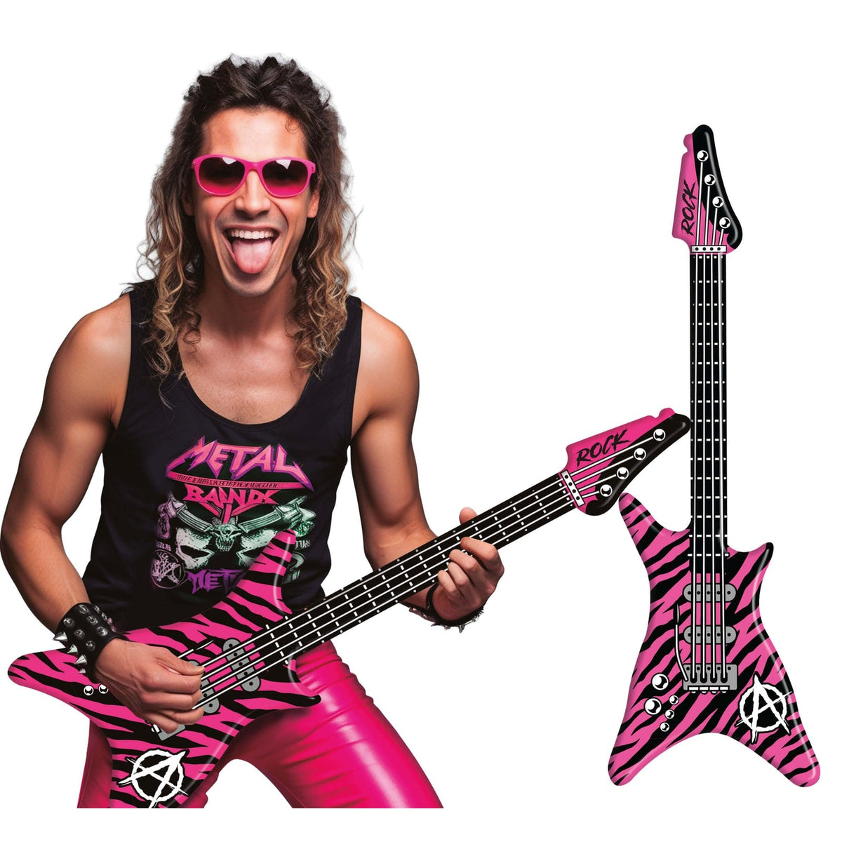 Guitare électrique gonflable, 95 cm