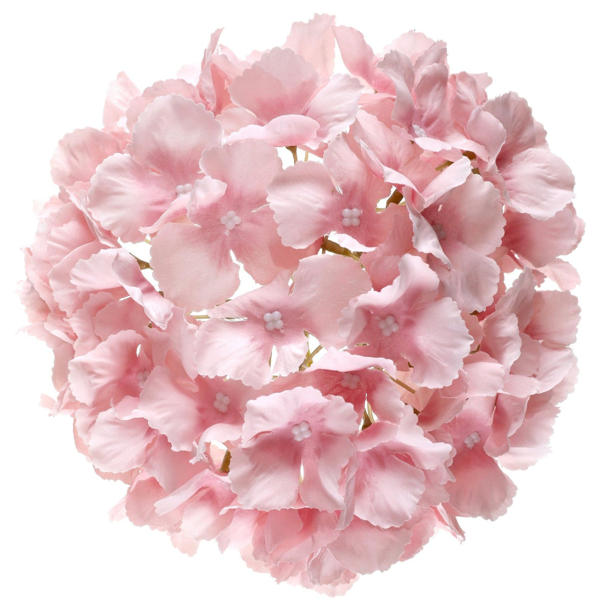 Tête d'hortensia artificiel 20 cm, ivoire ou rose — vue 2