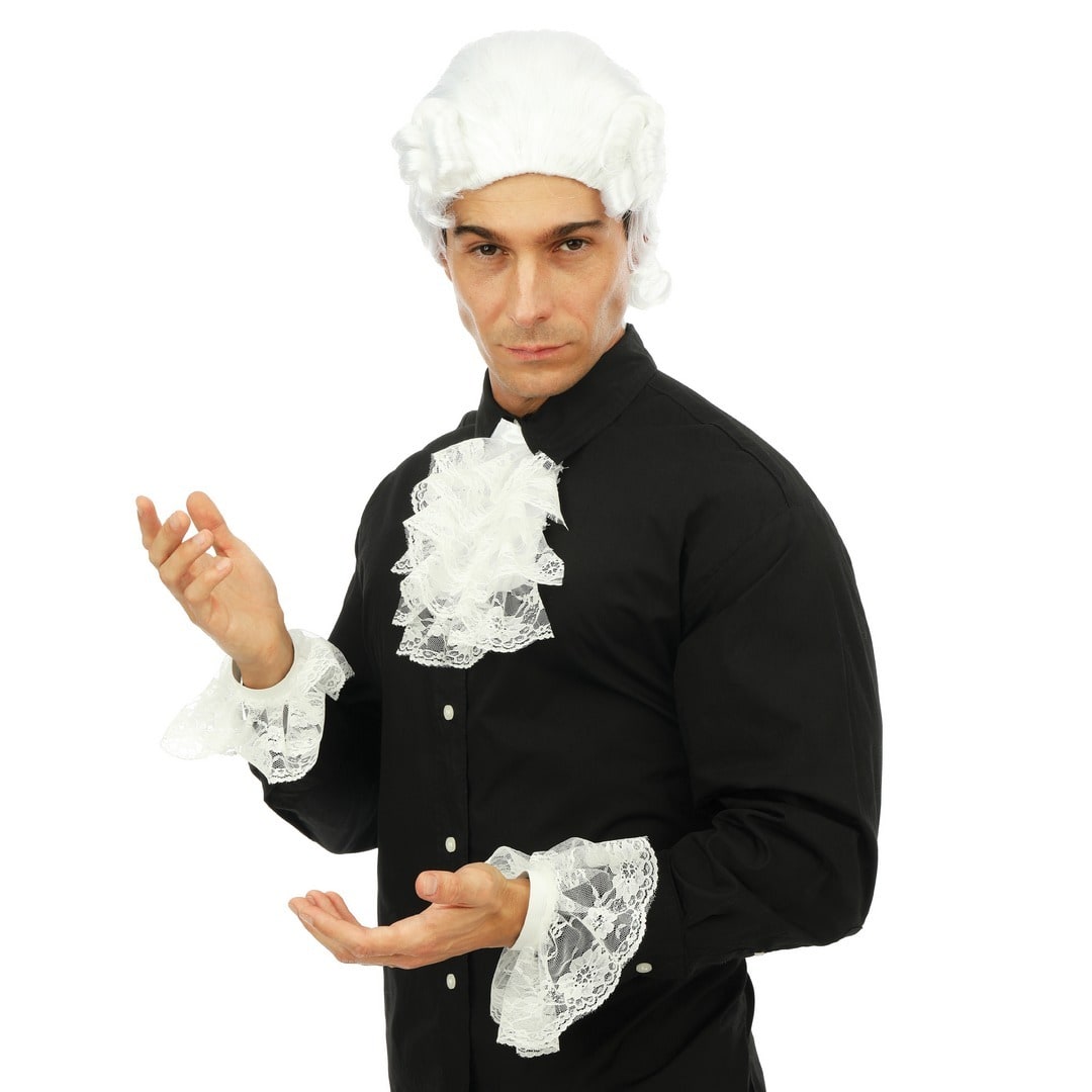 Jabot et manchettes en dentelle — vue 2