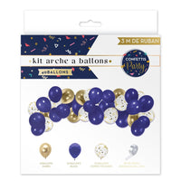 Kit arche de 40 ballons, 5 ambiances