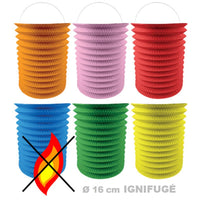 Lampion cylindrique ignifugé, 16 cm — vue 3