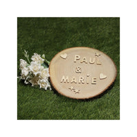 Lettres et chiffres adhésifs en bois, 3 cm — vue 2