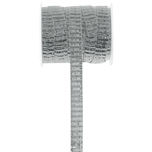 Lien brillant argent 10 mm, 5 m