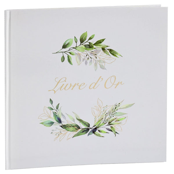 Livre d'or Feuillage vert