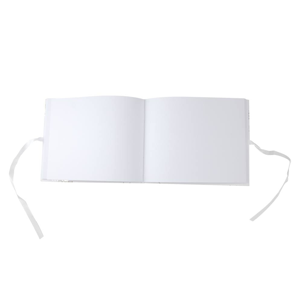 Livre d'or fougère blanc et or — vue 2