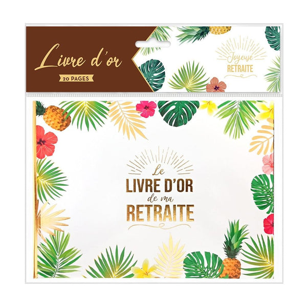 Livre d'or « Ma retraite » tropical