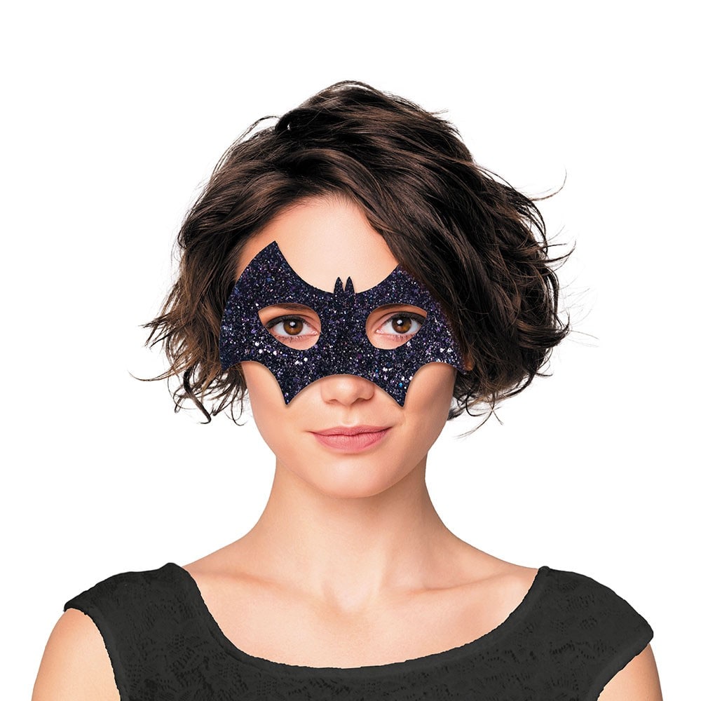 Loup chauve-souris pailleté noir
