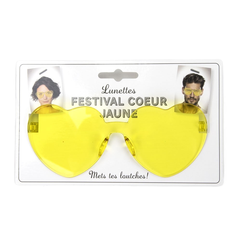 Lunettes festival cœur — vue 3