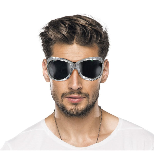 Lunettes fly disco argent
