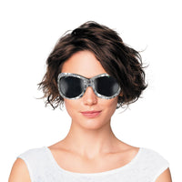 Lunettes fly disco argent — vue 2