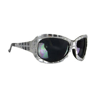 Lunettes fly disco argent — vue 3