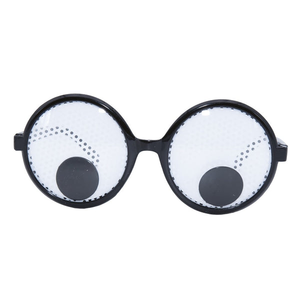 Lunettes à gros yeux mobiles