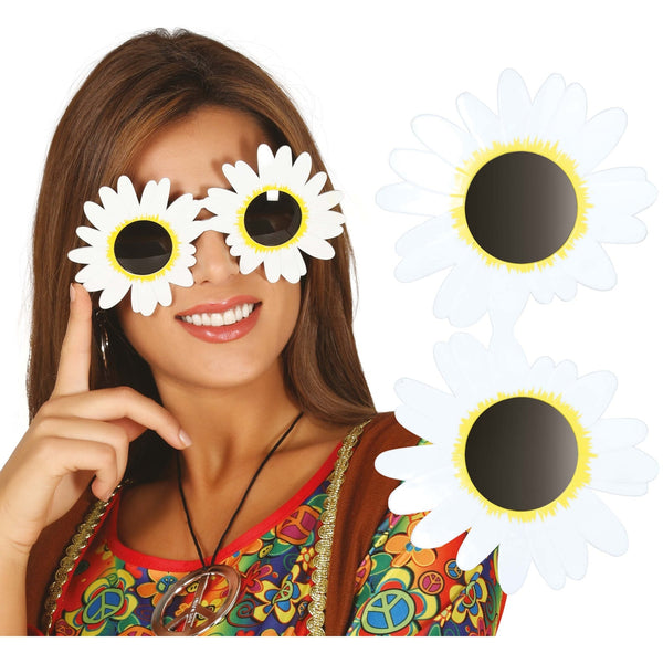 Lunettes marguerites blanches