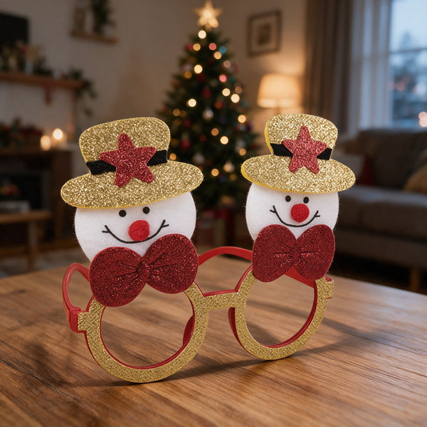 Lunettes de Noël en tissu, 3 modèles au choix