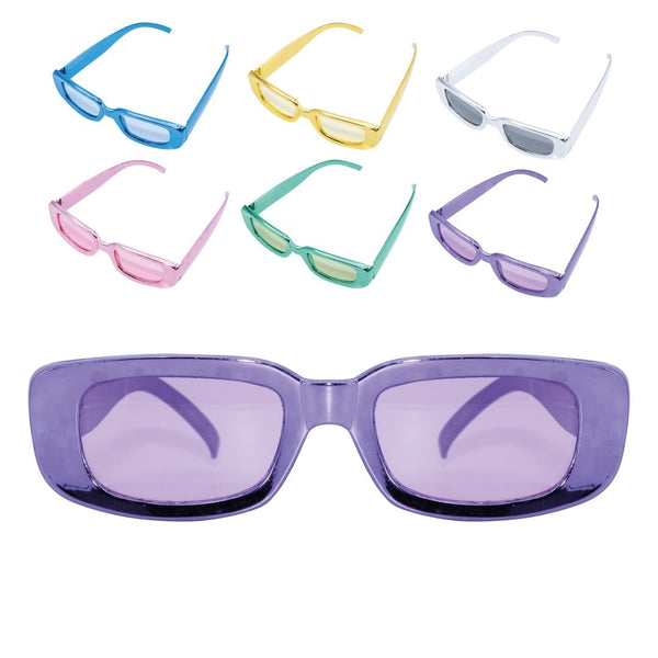 Lunettes rectangulaires, couleur aléatoire