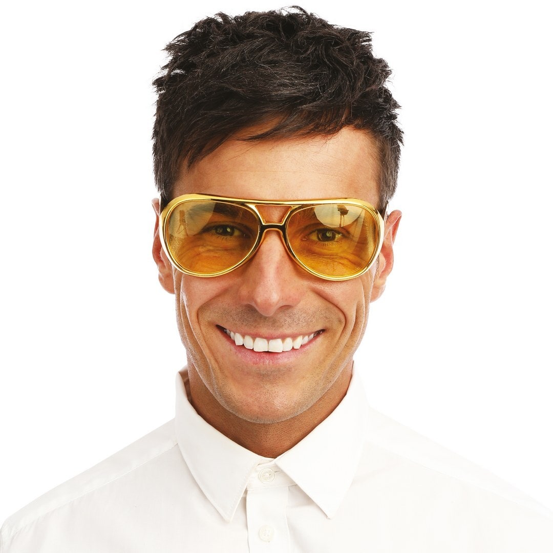 Lunettes de rockeur jaunes — vue 4
