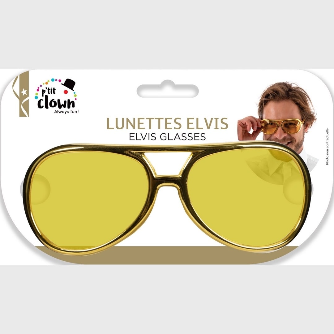 Lunettes de rockeur jaunes — vue 5