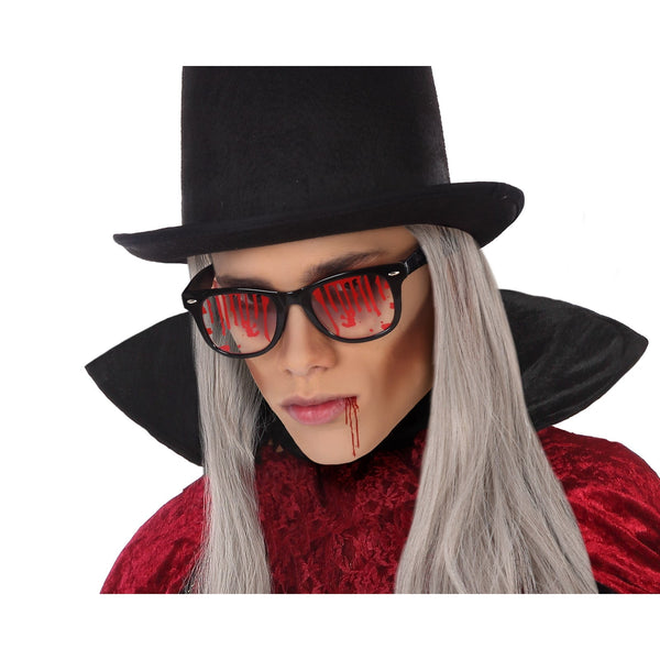Lunettes à verres ensanglantés