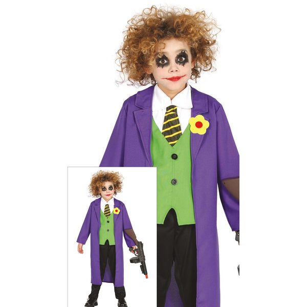Manteau de farceur violet, enfant
