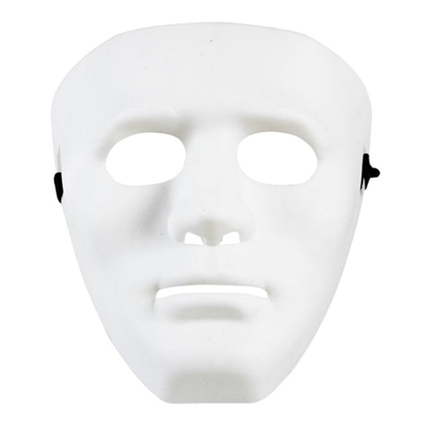 Masque blanc anonyme