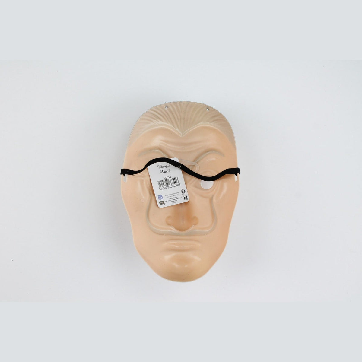 Masque de braqueur moustachu — vue 2