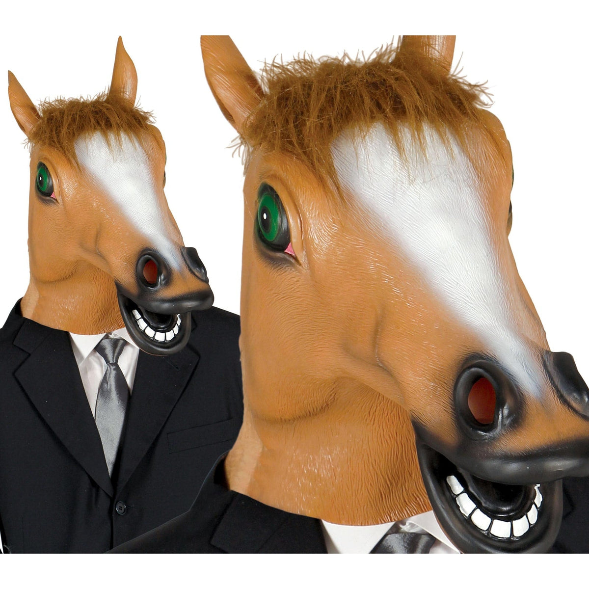 Masque de cheval avec crinière
