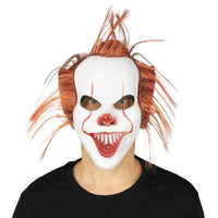 Masque de clown maléfique à cheveux roux — vue 2