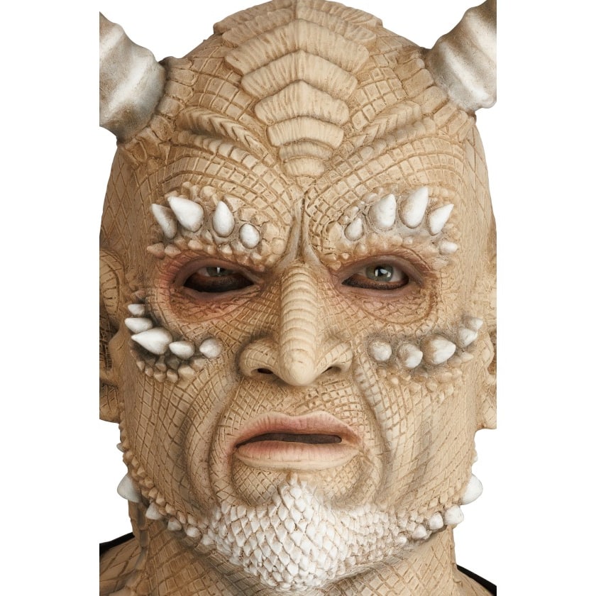 Masque de démon des sables en latex — vue 3