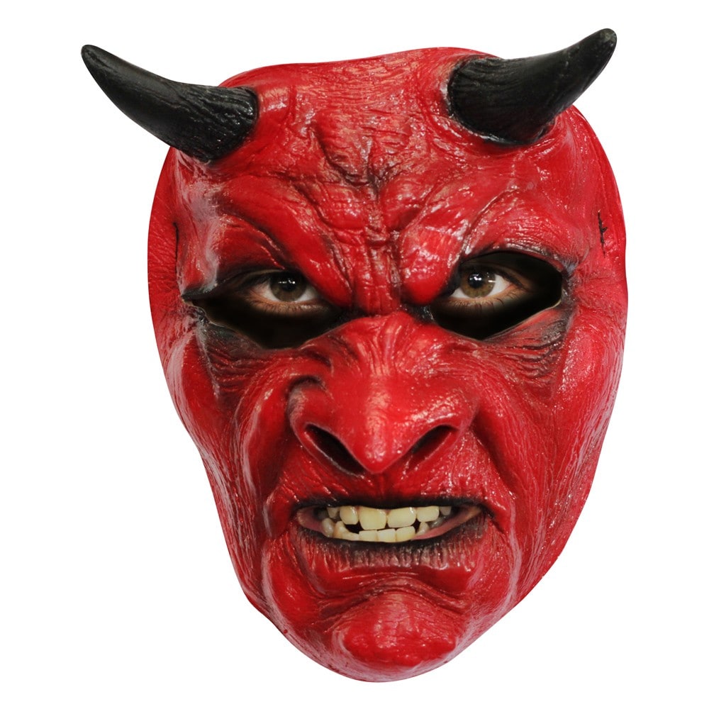 Masque de diable rouge