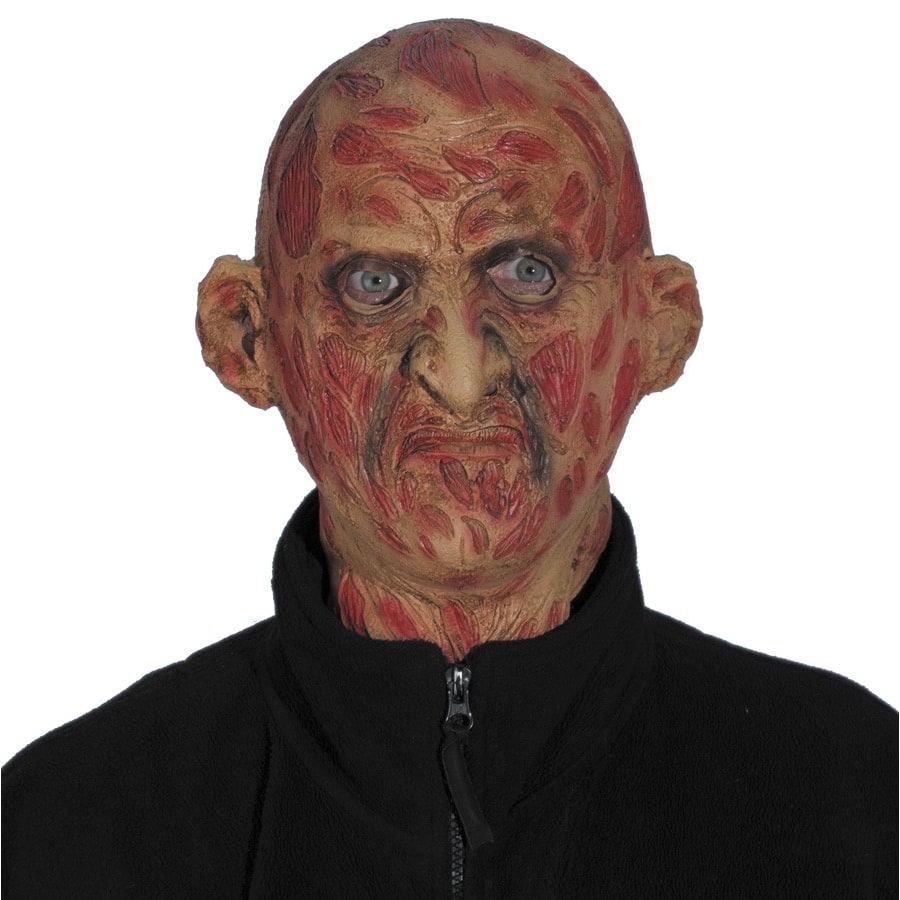 Masque latex de croquemitaine brûlé