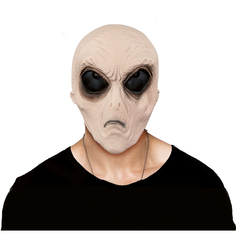 Masque latex d'extraterrestre