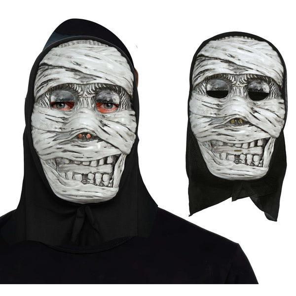 Masque de momie avec capuche