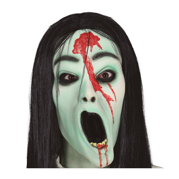 Masque de poupée fantôme ensanglantée
