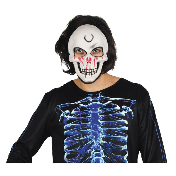 Masque tête de mort ensanglantée