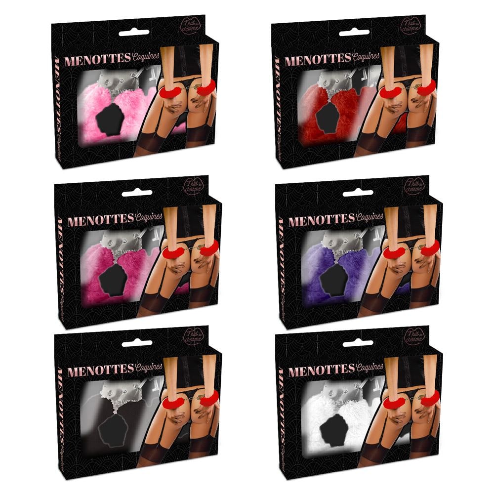 Menottes en peluche, 6 coloris