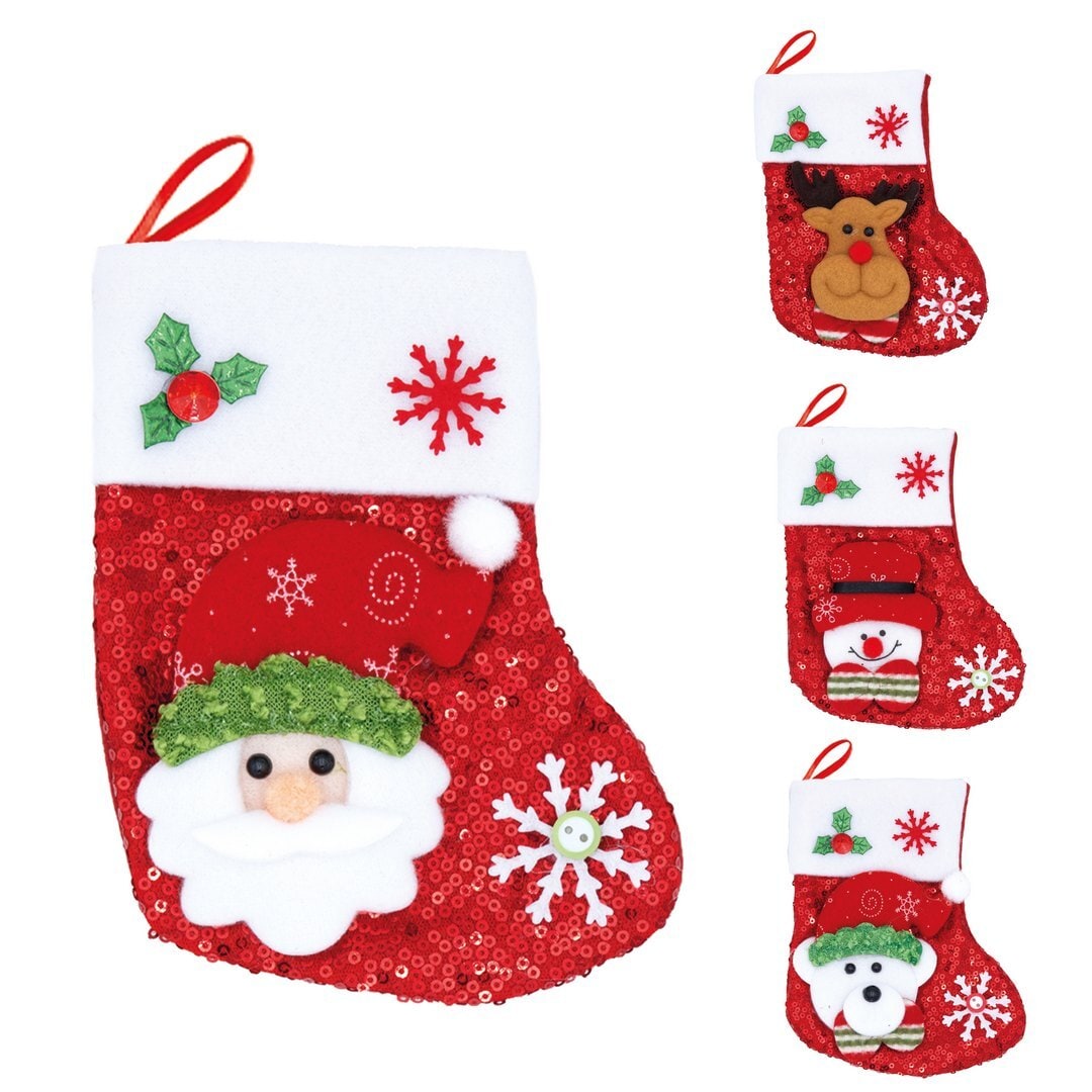 Mini chaussette de Noël à suspendre, 15 cm — vue 3
