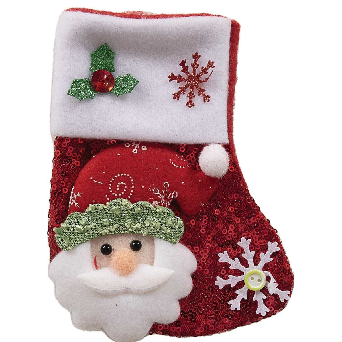 Mini chaussette de Noël à suspendre, 15 cm — vue 5