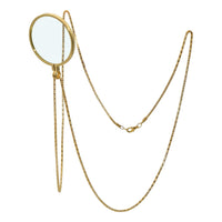 Monocle avec chaîne dorée — vue 2