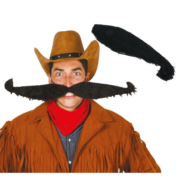 Moustache géante à élastique, 55 cm