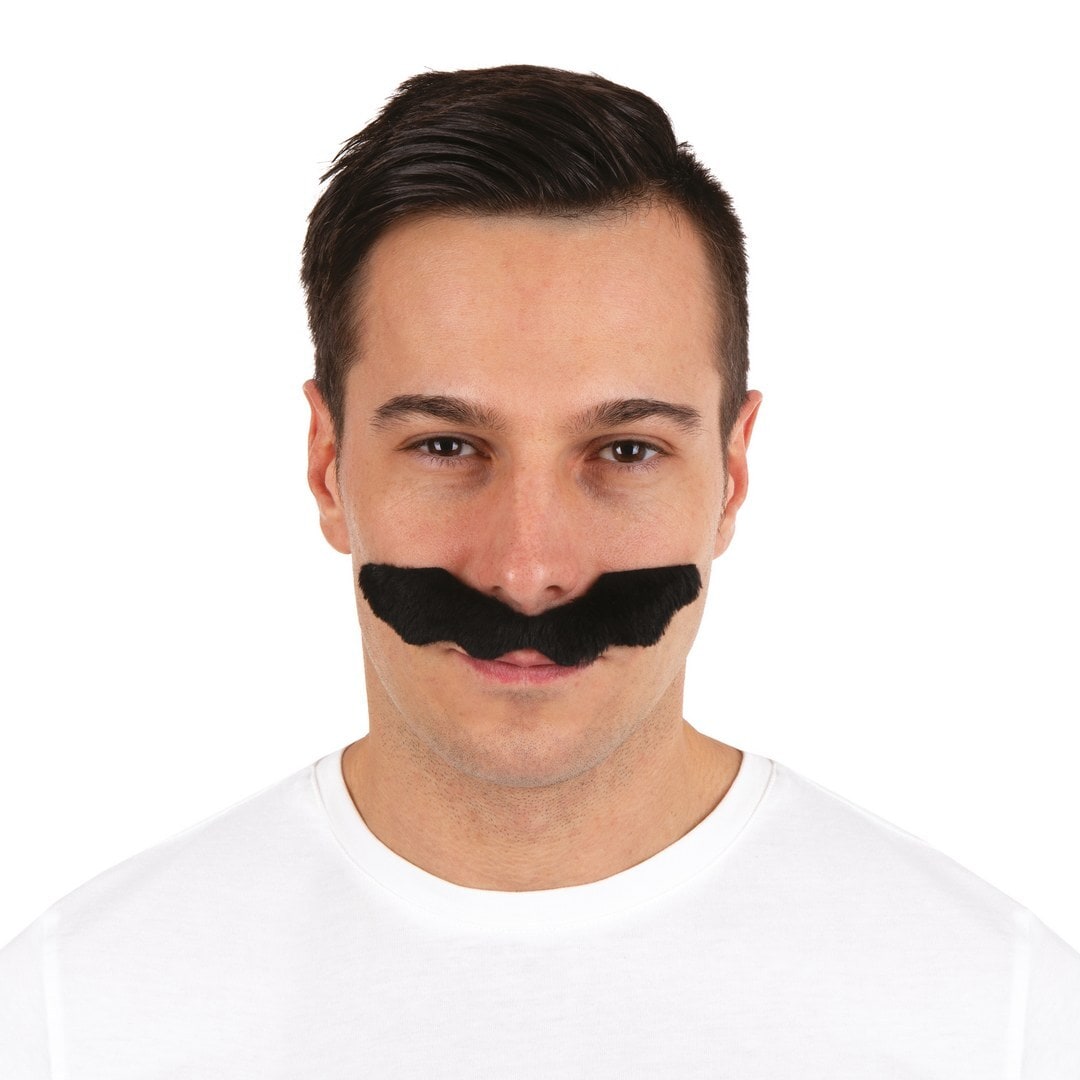 Moustache de plombier, noire