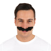Moustache de plombier, noire