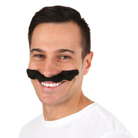 Moustache de plombier, noire — vue 2