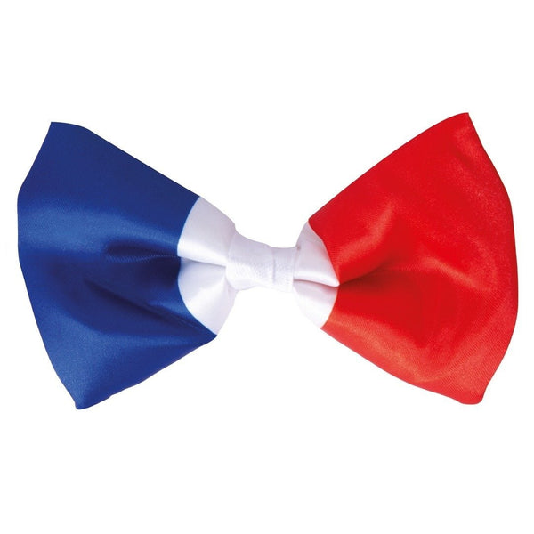 Nœud papillon tricolore à élastique, tous âges