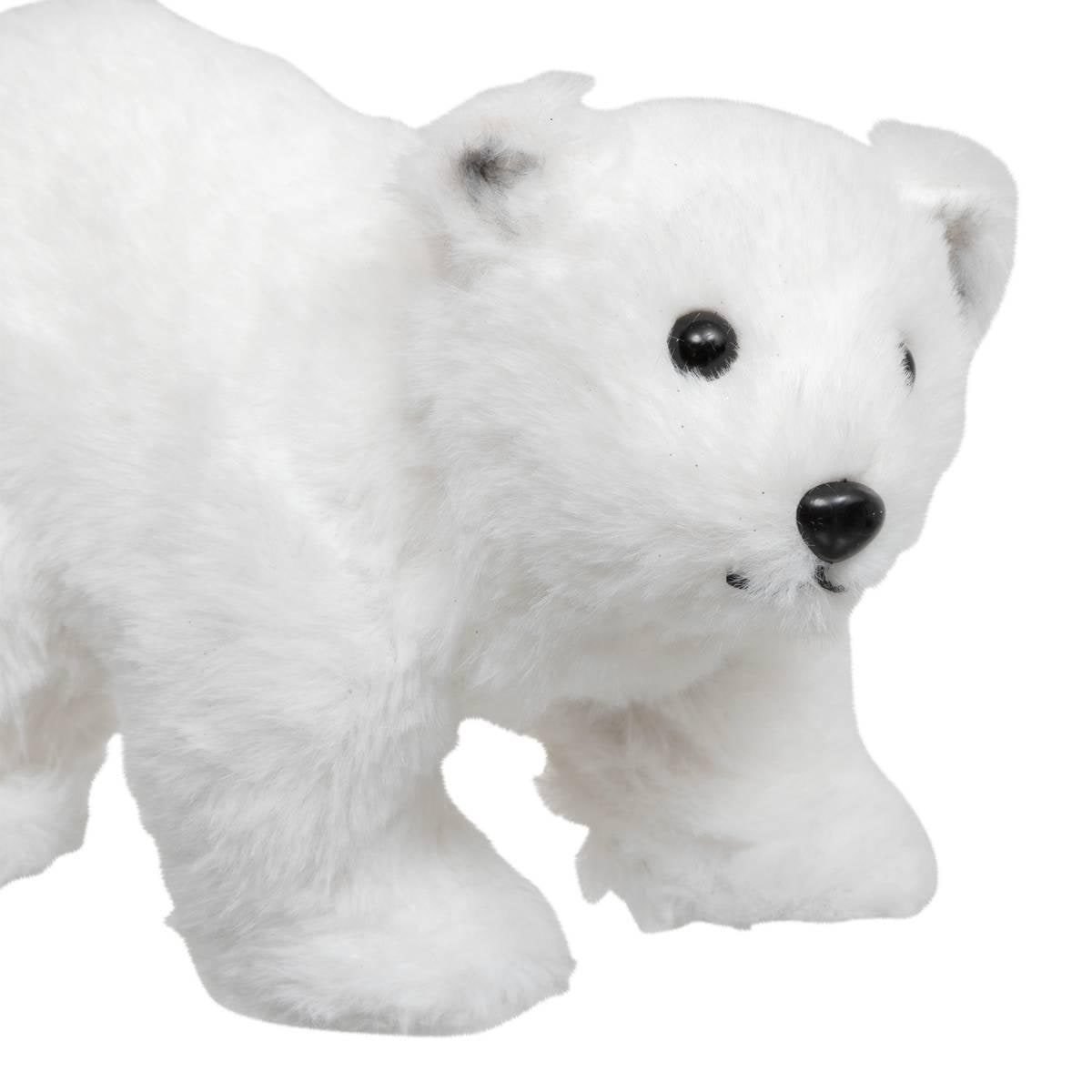 Ours blanc décoratif, 21 cm — vue 3