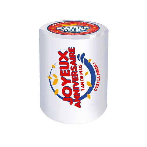 Papier toilette « Joyeux anniversaire »