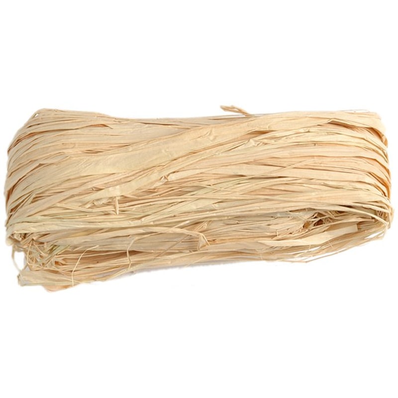 Pelote de raphia naturel, 50 g