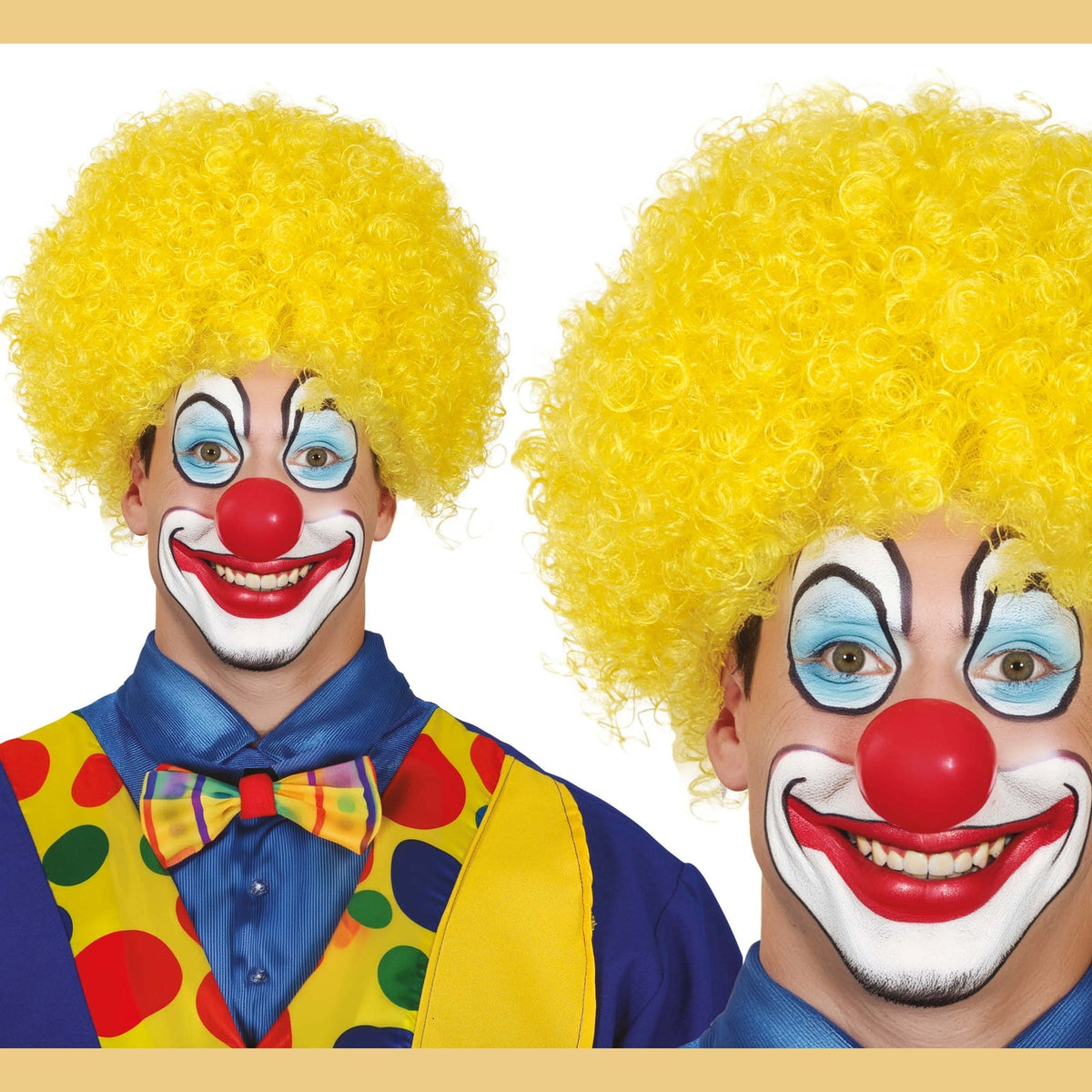 Perruque afro de clown