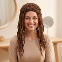 Perruque longue à dreadlocks, unisexe, coloris au choix