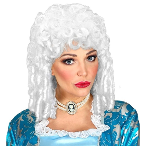Perruque de marquise, blanche