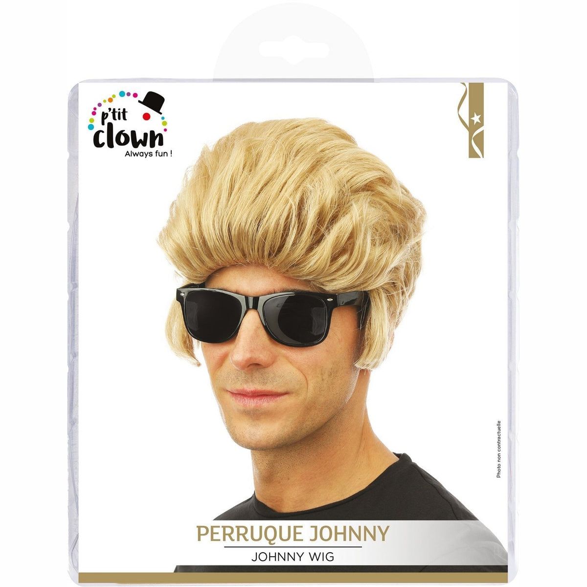 Perruque de rockeur, blonde — vue 4
